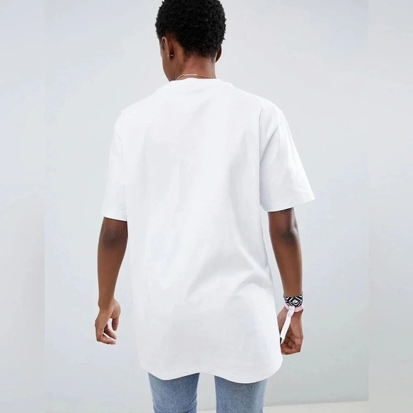 ASOS DESIGN x GLAAD Unity Embroidered White Cotton T-Shirt Unisex Small - Picture 3 of 12